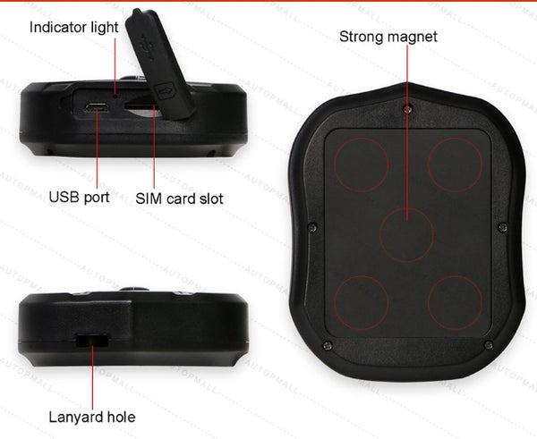 Tracker locator 5000mAh