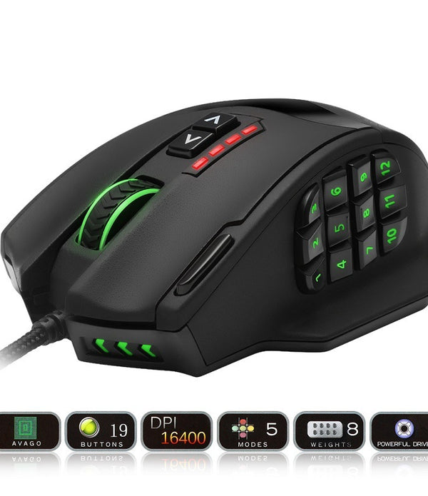 RGB backlit gaming mouse