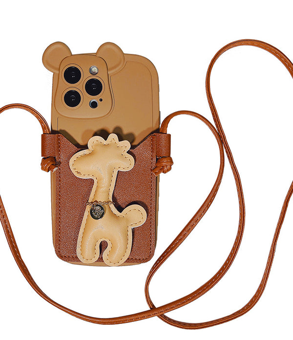 Messenger Giraffe Silicone Phone Cases